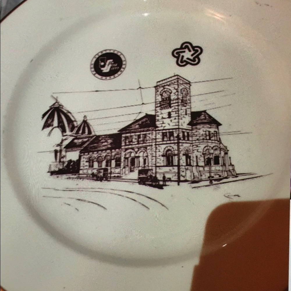 Rare “Old Post Office" Plate. San Jose California. Built in1892.